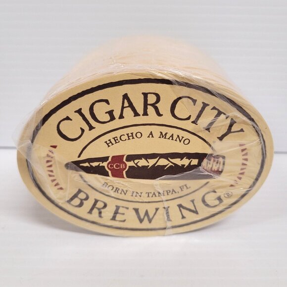Beer 100 Coaster Cigar City Brewing Hecho A Mano Hand Made Born In Tampa Fl New - Picture 3 of 5